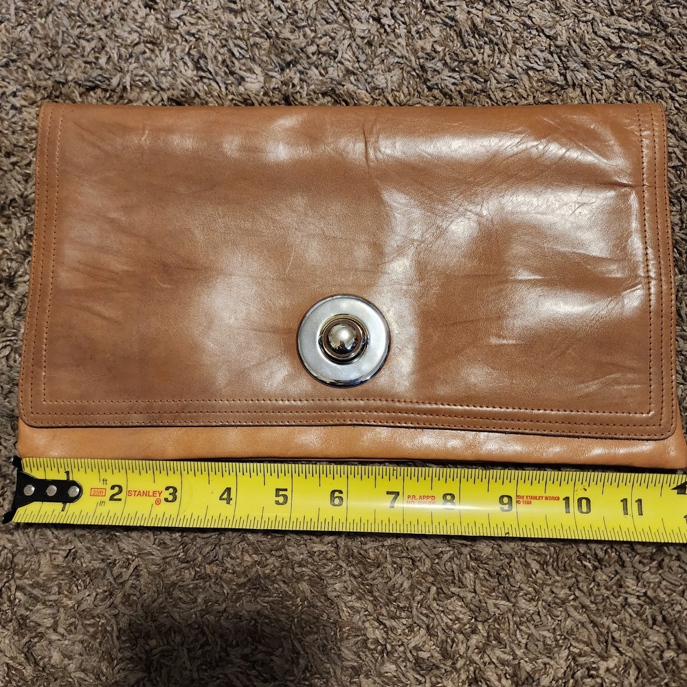I. Magnin & Co Beige CLUTCH,‎ EVENING WEAR BAG, PURSE 12"